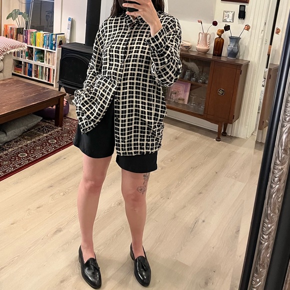 Men’s 80s printed blouse - Picture 5 of 9